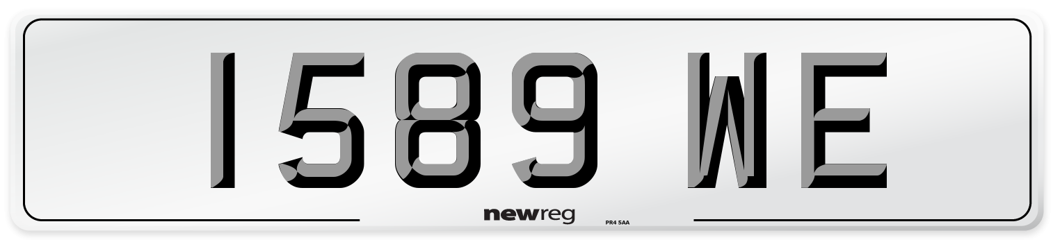 1589 WE Number Plate from New Reg